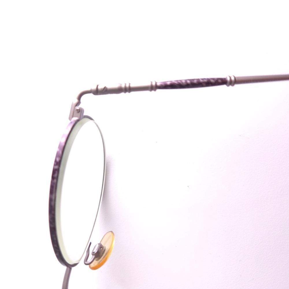 Anne Klein II 6003 K1054 Silver Violet Purple Metal Glasses Frames 50-19-135 - Picture 12 of 16